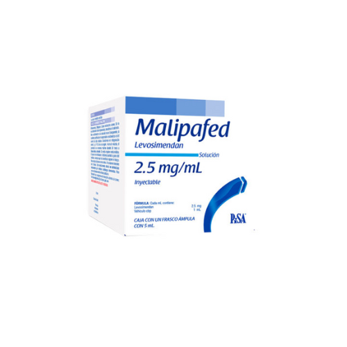 MALIPAFED 2.5 MG/ML CJA C/1 FCO AMP 5ML (LEVOSIMENDAN)