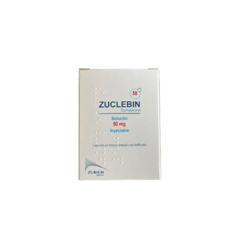 ZUCLEBIN 50 MG INYECTABLE, ZURICH. (EPIRUBICINA)